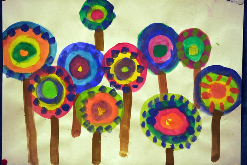 Sonnenblumen Wasserfarben